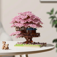 Blossom Villa - Pink Tree House Block Set