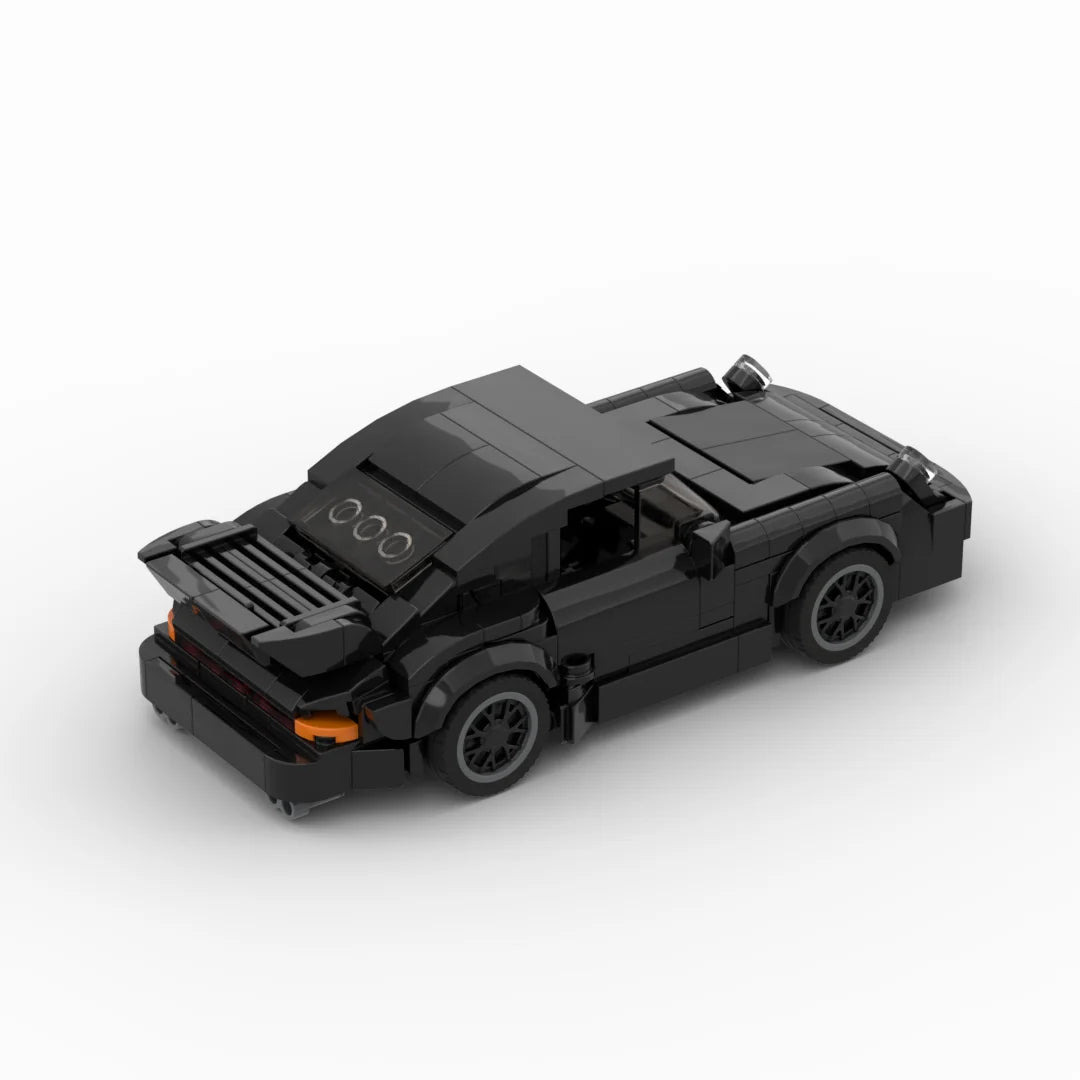 Moc-Black Bird (930) Turbo 355PCS Racing Sports Car Vehicle Racer Building Blocks Brick Creative Garage Toys