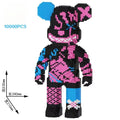 55CM Super Large Series Violent Bear Building Blocks Decoration Small Particle Three Dimensional Assembly Toy Gift